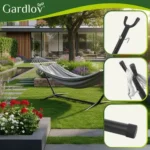 Гамак Gardlov 200x150 см на сталевому стелажі. до 250 кг - Зображення 4