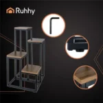 Підлогова стійка для квітів Ruhhy 25997 4-рівневий. 69 см. loft - Зображення 12
