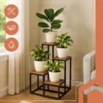 Підлогова стійка для квітів Ruhhy 25997 4-рівневий. 69 см. loft - Зображення 4