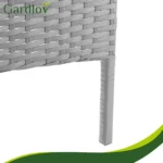 Комплект садових меблів Gardlov 26910 з техноротангу. сірий - Зображення 17