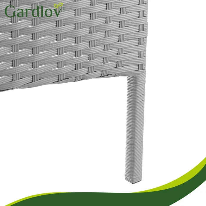 Комплект садових меблів Gardlov 26910 з техноротангу. сірий - Зображення 17