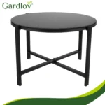 Комплект меблів для балкона Gardlov 4 елементи, чорний - Зображення 7