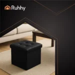 Пуф складний Ruhhy 25779 чорний з відділенням 39 л - Зображення 16