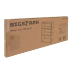 Стелаж складський Bigstren чорний 150×75×30 см - Зображення 2