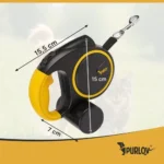Автоматичний повідець з ліхтариком 5 м Purlov 25965 - Зображення 3