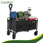 Складаний садовий візок Gardlov 90 л. до 100 кг. 4 колеса - Зображення 4