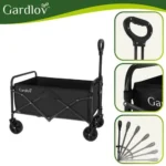 Складаний садовий візок Gardlov 90 л. до 100 кг. 4 колеса - Зображення 16