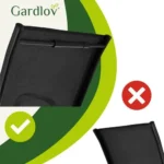 Набір садових крісел Gardlov 2 шт чорно-сірі - Зображення 13