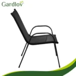 Набір меблів для балкона Gardlov: стіл і 2 крісла, чорний - Зображення 11