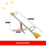 Дитяча садова гойдалка Kruzzel 2в1 з обертанням 360° - Зображення 2