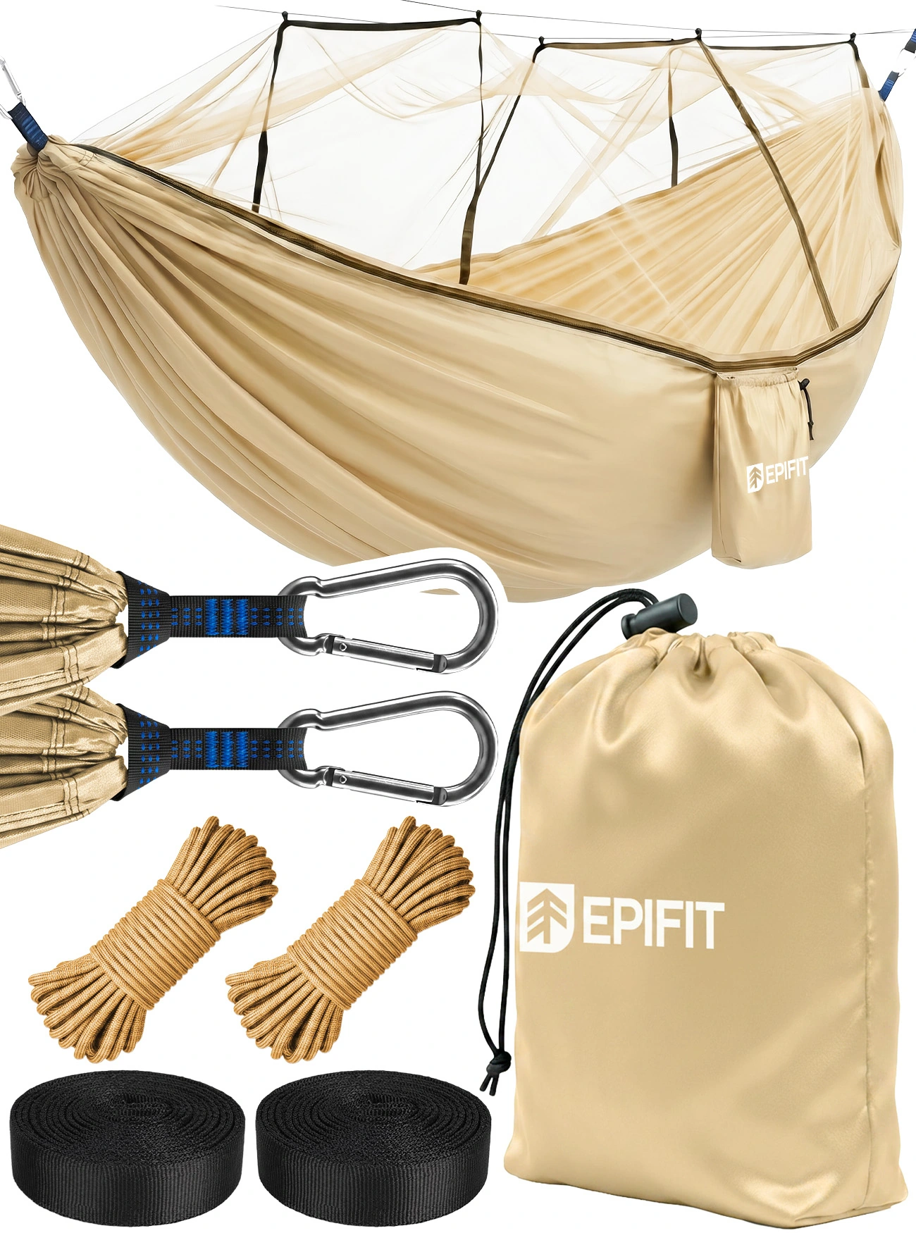 4056848941 Двомісний гамак RANGER Sahara Epifit 114263 з сіткою - Зображення 1