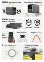 Зарядна станція Fossibot F1800 1800W / 1920Wh LiFePO4 - Зображення 2