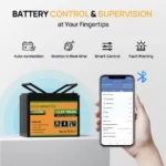 Акумулятор ECO-WORTHY 12.8V 100Ah LiFePO4 Bluetooth - Зображення 2