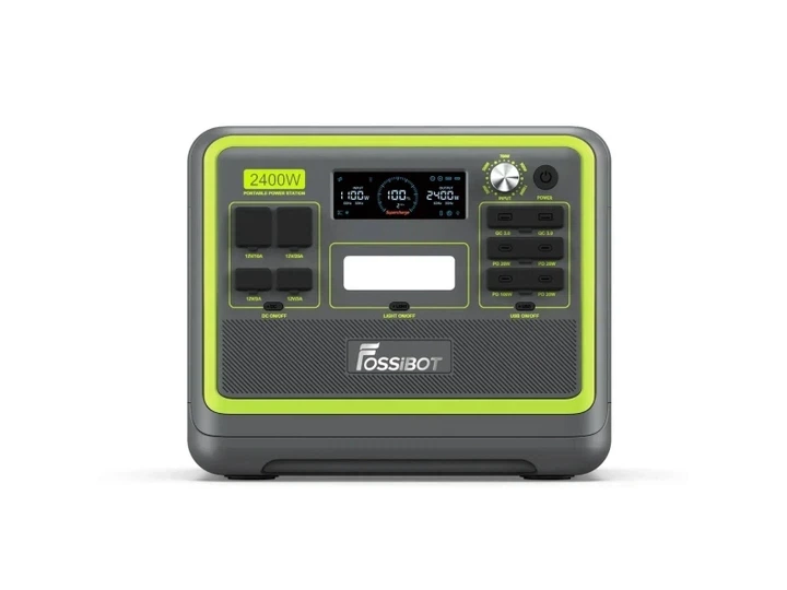 669891455 Портативна зарядна станція FOSSiBOT F2400 Green 2048 Вт·год - Зображення 1
