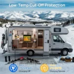 Акумулятор ECO-WORTHY 12.8V 100Ah LiFePO4 Bluetooth - Зображення 6