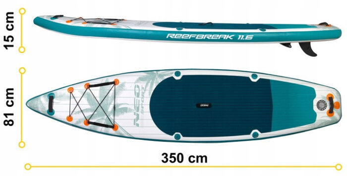 SUP-дошка Neo-Sport Reefbreak 170305, 350см з повним комплектом аксесуарів - Зображення 7