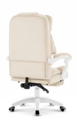 Офісне крісло Hell's Chair HC-1031 Beige. велюрове - Зображення 3