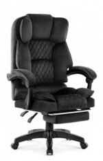Офісне крісло Hell's Chair HC-1031 Black. велюрове