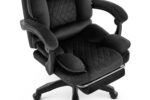 Офісне крісло Hell's Chair HC-1031 Black. велюрове - Зображення 6