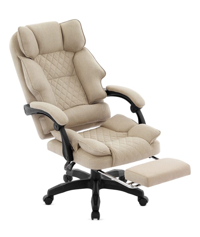 Офісне крісло Hell's Chair HC-1031 Massage Edition Beige - Зображення 7