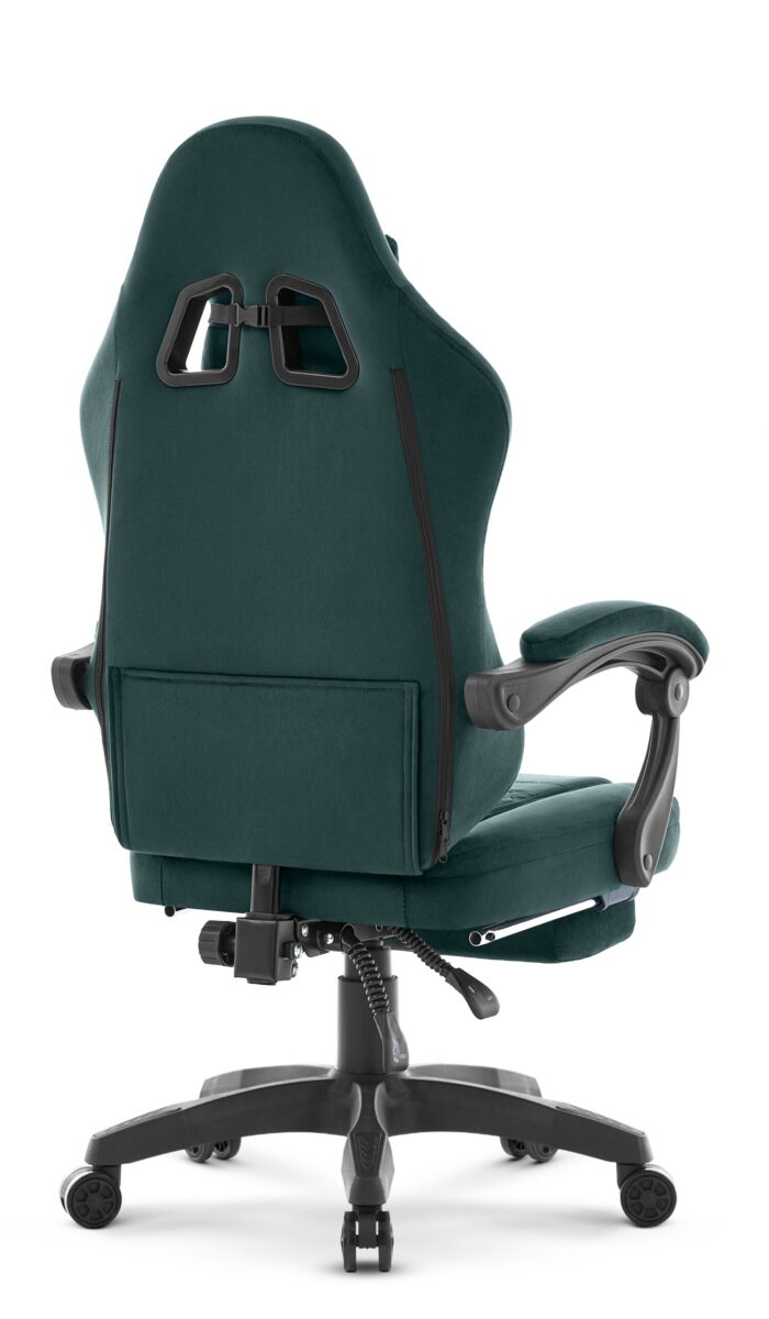 Геймерське крісло Hell's Chair HC-1015 Green велюр - Зображення 5