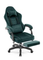 Геймерське крісло Hell's Chair HC-1015 Green велюр - Зображення 6