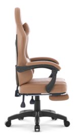 Геймерське крісло Hell's Chair HC-1015 Light Brown. екошкіра - Зображення 4