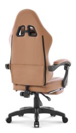 Геймерське крісло Hell's Chair HC-1015 Light Brown. екошкіра - Зображення 5