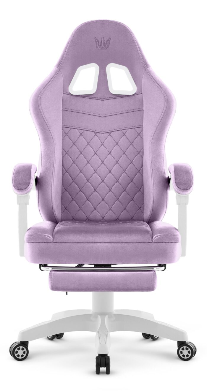 Геймерське крісло Hell's Chair HC-1015 Purple велюр - Зображення 2