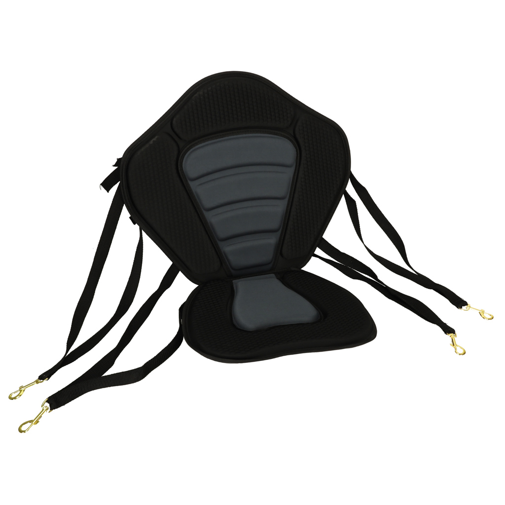 Seat-with-backrest-for-SUP-board-kayak-151259 Сидіння для SUP дошки Rebel RBA4501 чорно-сіре - Зображення 1