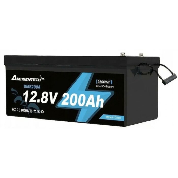 Ameisentech 12V 200Ah LiFePO4 акумулятор з BMS - Зображення 2