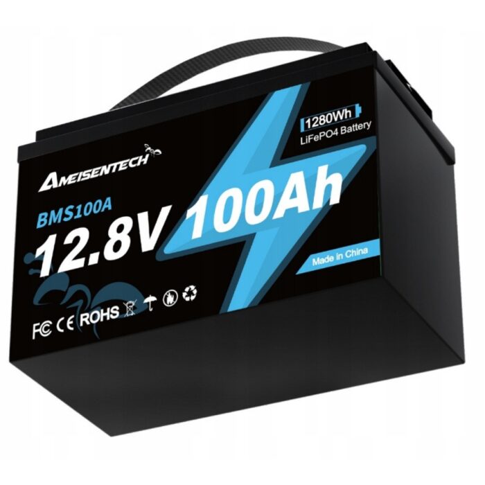 Акумулятор Ameisentech 12.8V 100Ah LiFePO4 з BMS 100A - Зображення 2