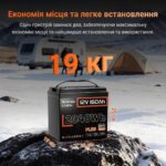 Акумулятор Humsienk LiFePO4 PLUS 160Ah 150A BMS 12V - Зображення 2