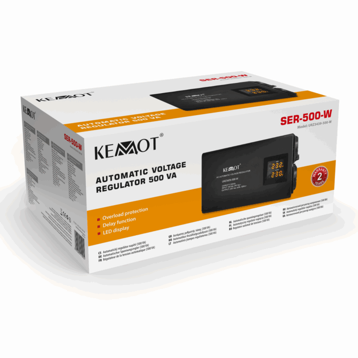 Стабілізатор напруги 500VA KEMOT SER-500-W. точність ±8% - Зображення 5