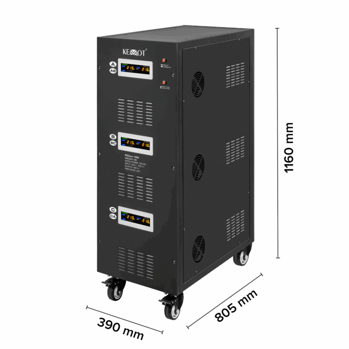 Трифазний стабілізатор напруги KEMOT PROavr-100K 100 кВА - Зображення 7
