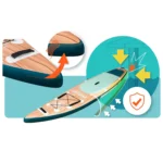 SUP-борд Reefbreak 350×81×15 см Neo-Sport 170314 - Зображення 5