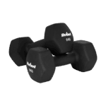 Гантелі HEX неопренові REBEL ACTIVE 2×9 кг RBA-2330-9 - Зображення 2