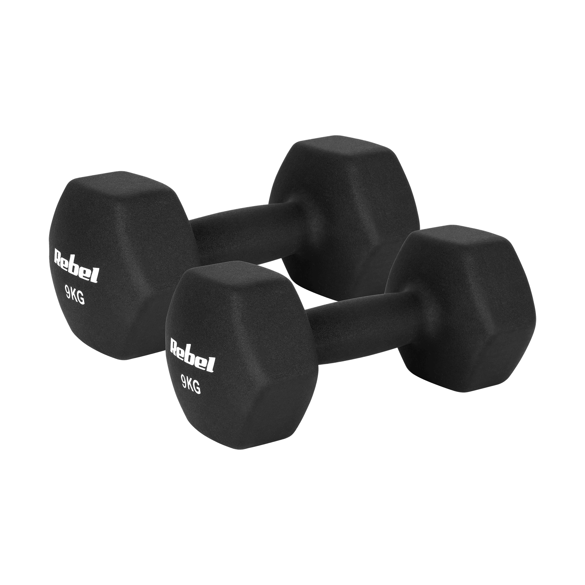 hantelki-zeliwne-neoprenowe-hex-2x9kg-rebel-active-da3b831756da466897d69655f81846fb-590a61e8 Гантелі HEX неопренові REBEL ACTIVE 2×9 кг RBA-2330-9 - Зображення 1