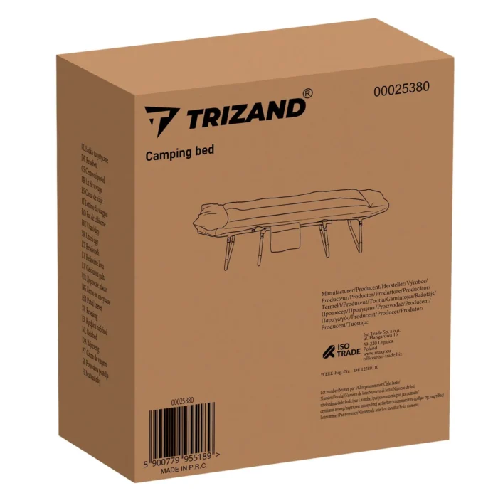 Туристичне ліжко Trizand 25380 з матрацом - Зображення 5