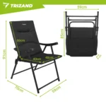 Складні туристичні крісла Trizand 59×70×91 см 2 шт. - Зображення 2
