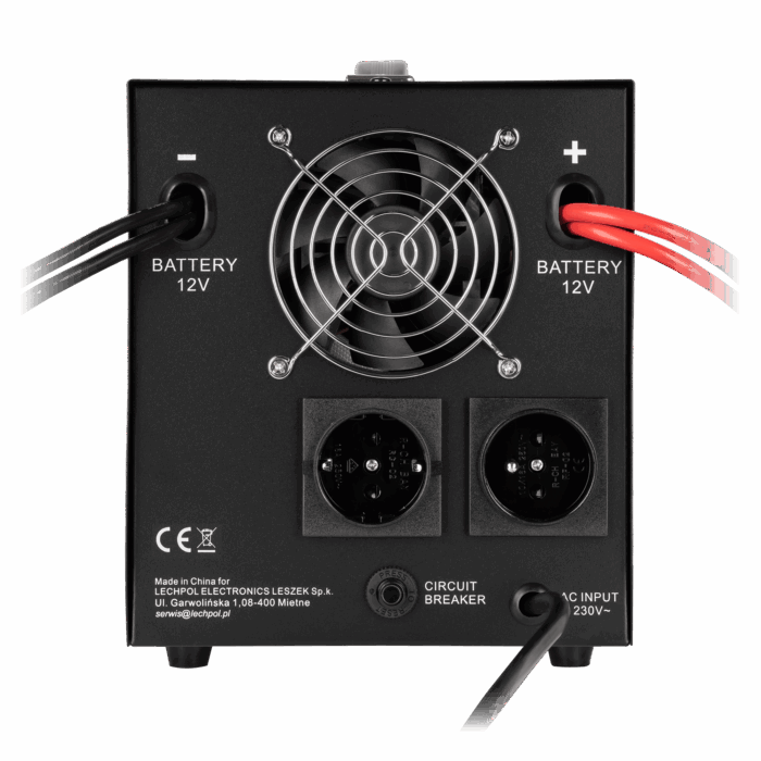Аварійний блок живлення Rebel RB-4030 12V/230V 1200W - Зображення 3