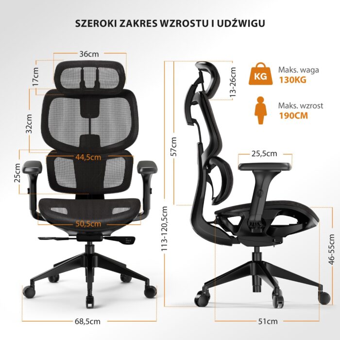 Офісне крісло SENSE7 Nobu Graphite + USB-кабель Чорний - Зображення 8