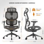 Офісне крісло SENSE7 Nobu Graphite + USB-кабель Графіт - Зображення 5