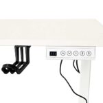 Електричний регульований стіл IKONKA KX2640 білий 120x60 см - Зображення 7