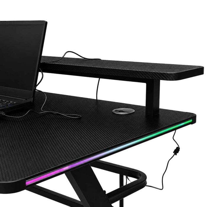 Ігровий стіл IKONKA KX2638 зі світлодіодним RGB підсвічуванням120x60 см - Зображення 7