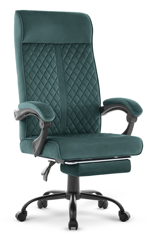 Fotel-biurowy-ergonomiczny-obrotowy-Hells-Chair-HC-1030-Green-Zielony-Tkanina Офісне крісло Hell's Chair HC-1030 Green тканина - Зображення 1