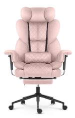 Офісне крісло Hell's Chair HC-1037 Pink оксамит - Зображення 4