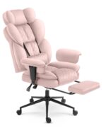Офісне крісло Hell's Chair HC-1037 Pink оксамит - Зображення 5