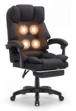 Офісне крісло Hell's Chair HC-1031 Massage Edition Black тканина
