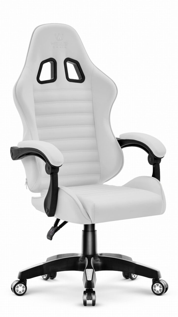 Ігрове крісло Hell's Chair HC-1003 2.0 White екошкіра - Зображення 2